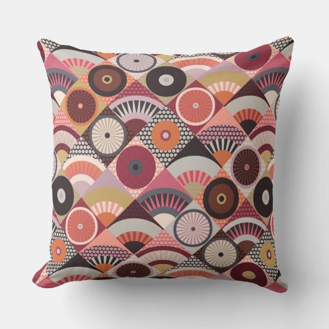 mountain berry throw pillow (Front)