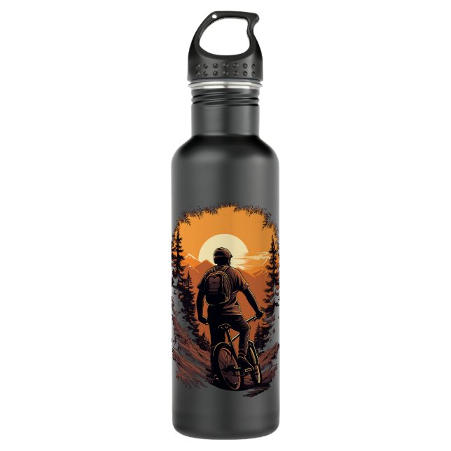 Mountain Bike Accessories Cycling MTB Dirt Bike fo Stainless Steel Water Bottle (Front)