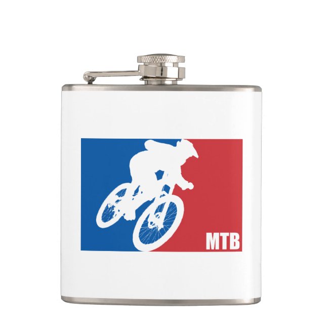 Mountain Bike All-Star Hip Flask (Front)