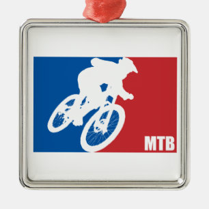 Mountain Bike All-Star Metal Ornament