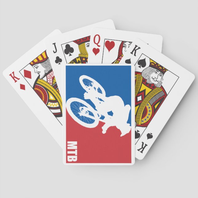 Mountain Bike All-Star Poker Cards (Back)