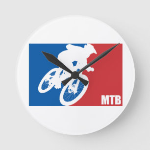 Mountain Bike All-Star Round Clock
