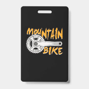 Mountain Bike Art Badge