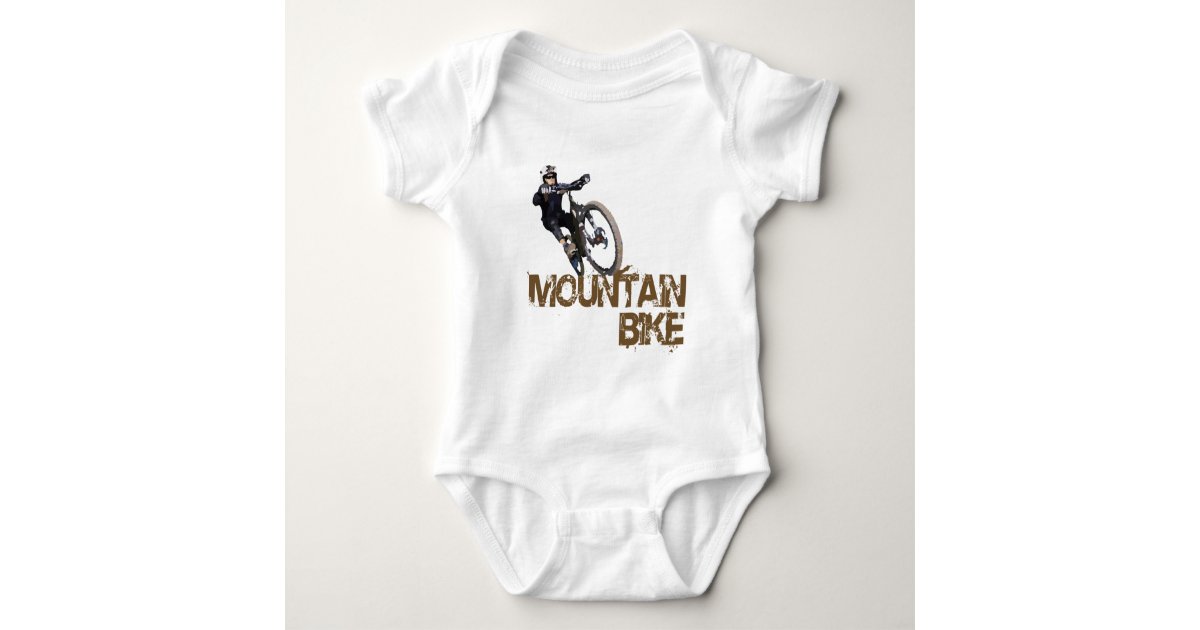 Mountain Bike Baby Bodysuit