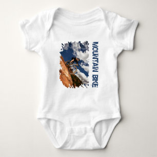 Mountain Bike Baby Bodysuit