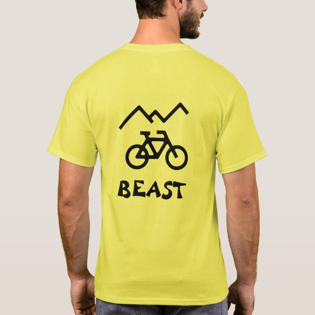 Mountain Bike Beast T-Shirt (Back)