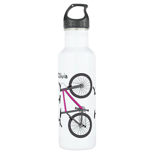 Mountain Bike Bicycle Stainless Steel Water Bottle (Front)