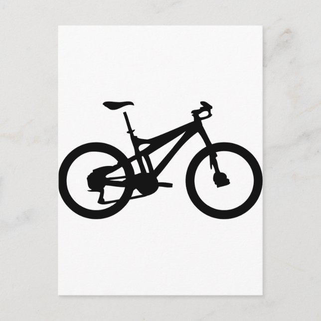 Mountain Bike bicylce pushbike Postcard (Front)