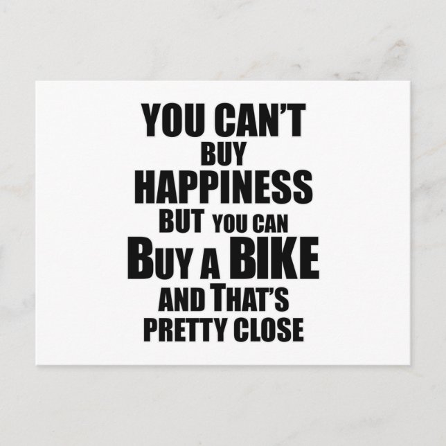 Mountain Bike Biking Bicycle Cycling Biker Gift Postcard (Front)