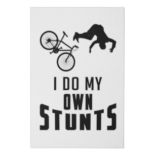 Mountain Bike Biking Bicycle Downhill Gift Idea Faux Canvas Print