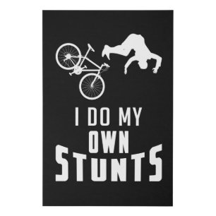 Mountain Bike Biking MTB Bicycle Downhill Gift Faux Canvas Print