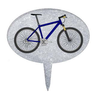 mountain bike cake topper
