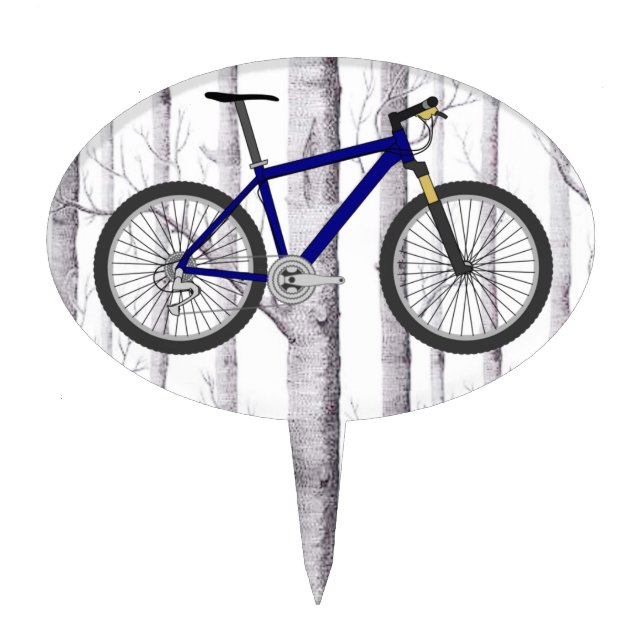 mountain bike cake topper (Front)