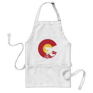 Mountain Bike Colorado Adult Apron