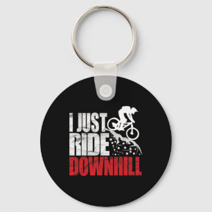 Mountain Bike Design For Mtb Downhill Biking Keychain