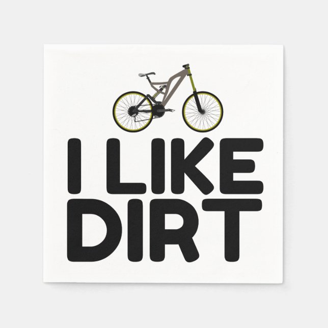 MOUNTAIN BIKE DIRT NAPKINS (Front)