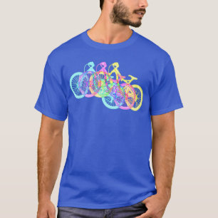 Mountain Bike Down Hill Racer multi color  T-Shirt
