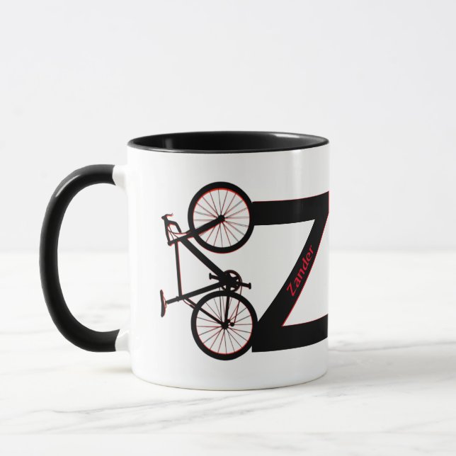 Mountain bike, downhill, bike mug (Left)