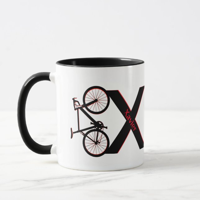 Mountain bike, downhill, bike mug (Left)