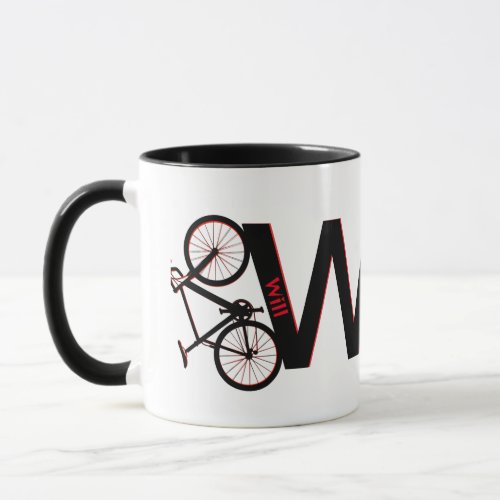 Mountain bike downhill bike mug