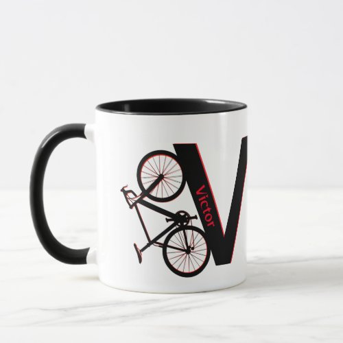 Mountain bike downhill bike mug