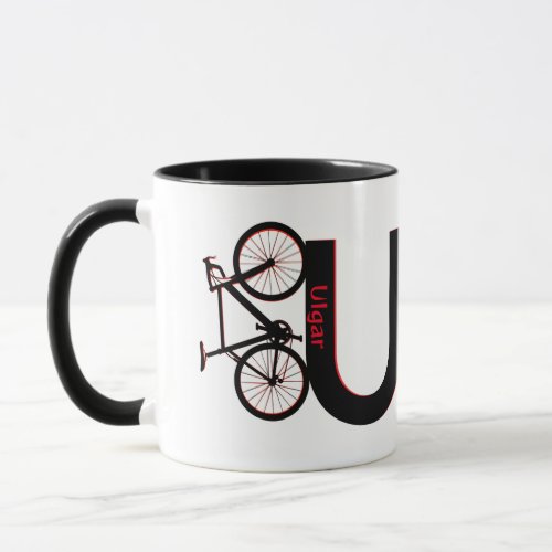 Mountain bike downhill bike mug