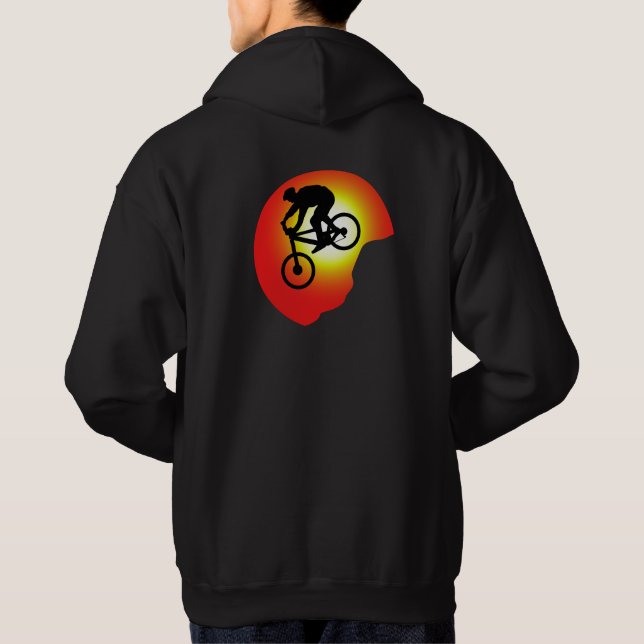 Mountain Bike Downhill Hoodie (Back)