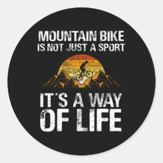 Mountain Bike Downhill - Mountain Biking Mtb Classic Round Sticker
