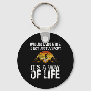 Mountain Bike Downhill - Mountain Biking Mtb Keychain