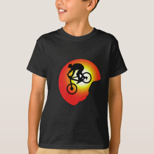 Neuheit Extrem Downhill Mountainbike Lizenziert Motiv Kinder Jungen T-Shirt 