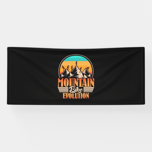 Mountain Bike Evolution Banner (Horizontal)