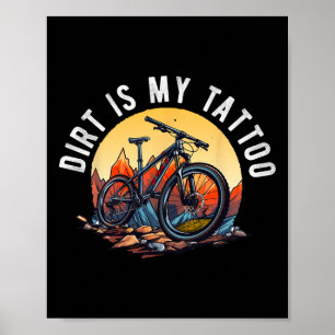 Mountain Bike For Mens Boys Womens Funny Mtb Bikin Poster