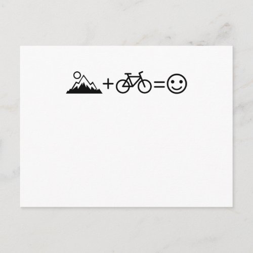 MOUNTAIN BIKE FUNNY Mountainbiker Freestyle Biker Postcard