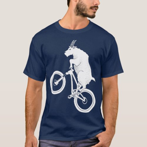 Mountain Bike Goat  T_Shirt