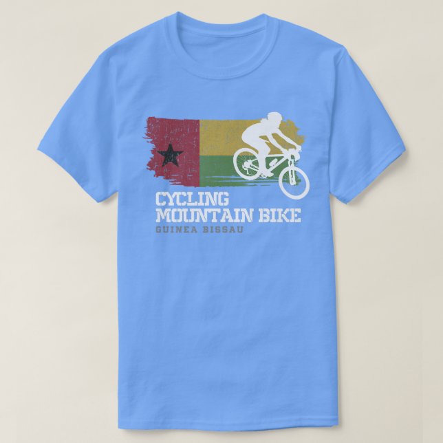 Mountain Bike Guinea Bissau MTB Biker Biking Women T-Shirt (Design Front)