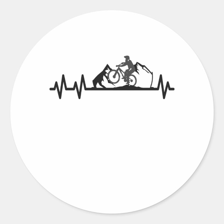 bike heartbeat sticker