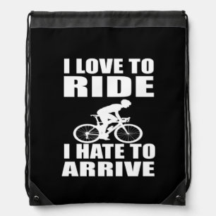 Mountain Bike Humor - Biking Quote - Funny Cycling Drawstring Bag