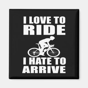 Mountain Bike Humor - Biking Quote - Funny Cycling Magnet