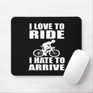 Mountain Bike Humor - Biking Quote - Funny Cycling Mouse Pad