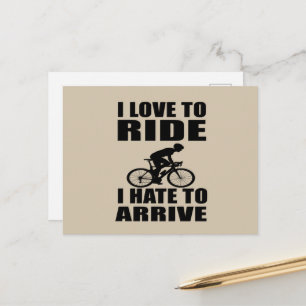 Mountain Bike Humor - Biking Quote - Funny Cycling Postcard