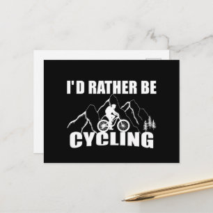 Mountain Bike Humor - Funny Cycling Postcard