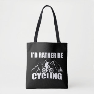 Mountain Bike Humor - Funny Cycling Tote Bag
