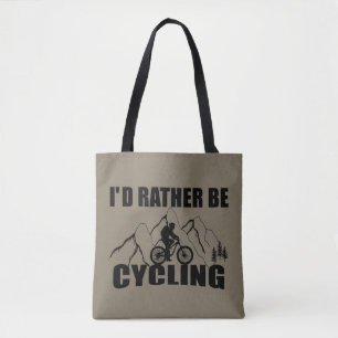Mountain Bike Humor - Funny Cycling Tote Bag
