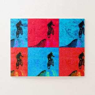 Mountain Bike Jump - BMX Rider Jigsaw Puzzle