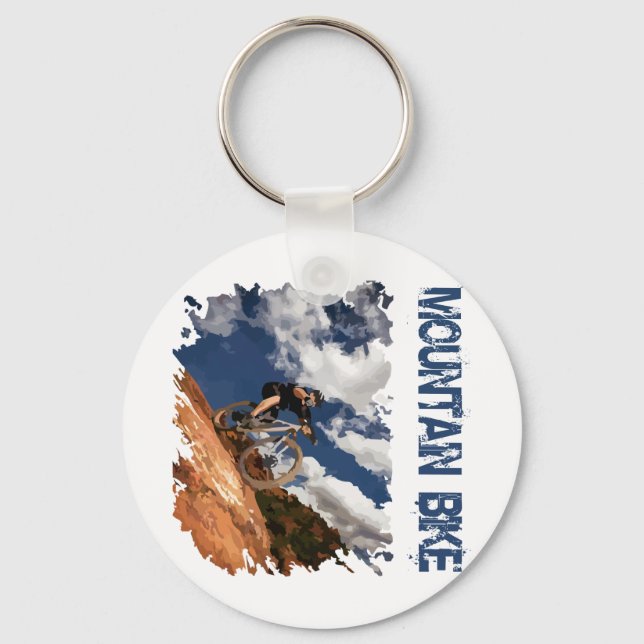 Mountain Bike Keychain (Front)