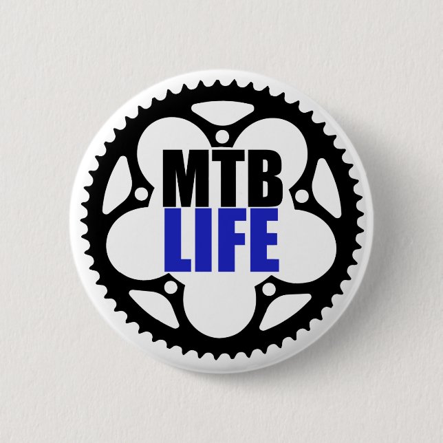 Mountain Bike Life Button (Front)