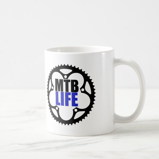 Mountain Bike Life Coffee Mug (Right)