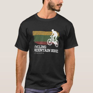 Mountain Bike Lithuania Mtb Downhill Biker Biking T-Shirt