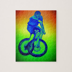 Mountain bike Llandegla mtb bmx Jigsaw Puzzle