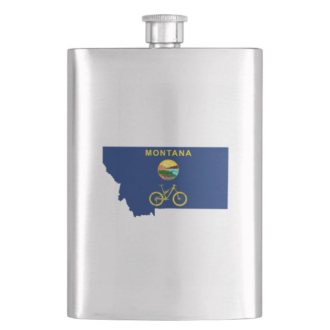 Mountain Bike Montana Flask (Front)